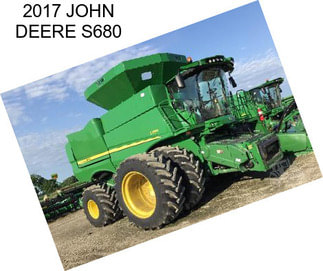 2017 JOHN DEERE S680