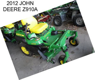 2012 JOHN DEERE Z910A