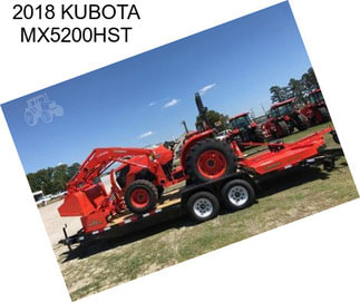 2018 KUBOTA MX5200HST