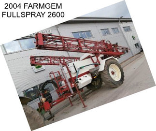 2004 FARMGEM FULLSPRAY 2600