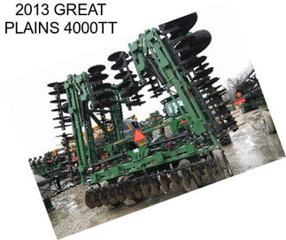 2013 GREAT PLAINS 4000TT