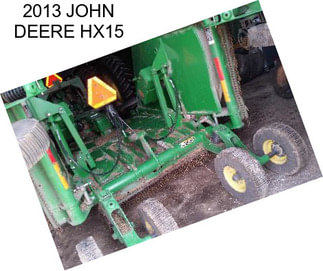 2013 JOHN DEERE HX15