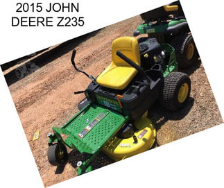 2015 JOHN DEERE Z235