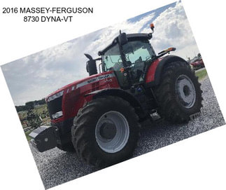 2016 MASSEY-FERGUSON 8730 DYNA-VT