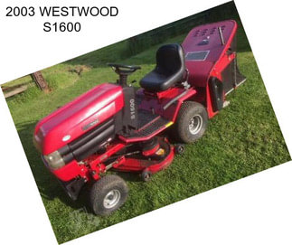 2003 WESTWOOD S1600