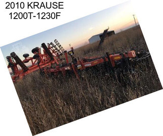 2010 KRAUSE 1200T-1230F