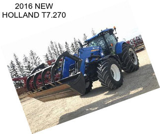 2016 NEW HOLLAND T7.270