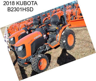 2018 KUBOTA B2301HSD