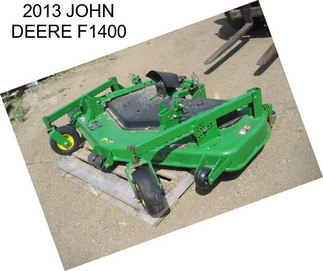 2013 JOHN DEERE F1400