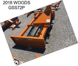 2018 WOODS GSS72P