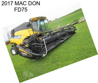 2017 MAC DON FD75