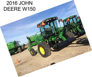 2016 JOHN DEERE W150