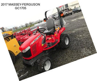 2017 MASSEY-FERGUSON GC1705