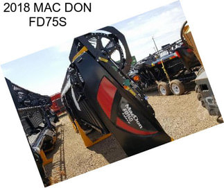 2018 MAC DON FD75S