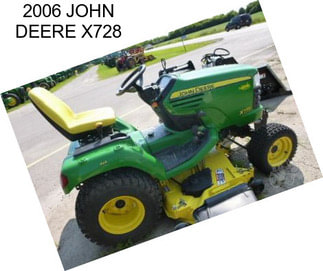 2006 JOHN DEERE X728