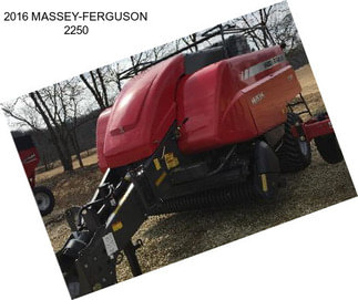 2016 MASSEY-FERGUSON 2250