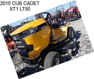 2015 CUB CADET XT1 LT50