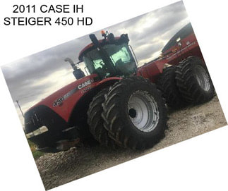 2011 CASE IH STEIGER 450 HD