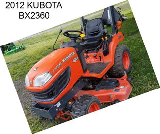 2012 KUBOTA BX2360