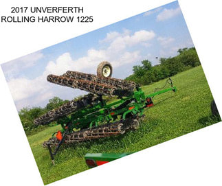 2017 UNVERFERTH ROLLING HARROW 1225