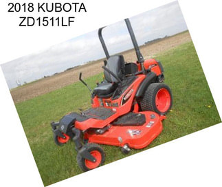 2018 KUBOTA ZD1511LF