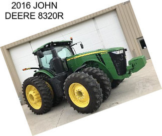 2016 JOHN DEERE 8320R