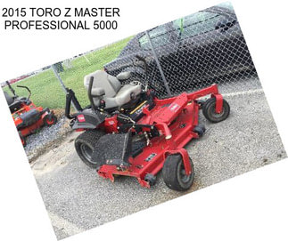 2015 TORO Z MASTER PROFESSIONAL 5000