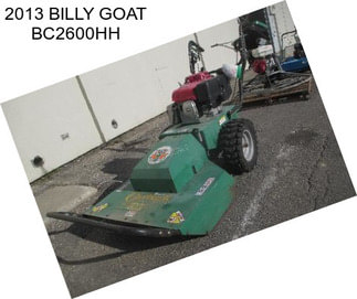 2013 BILLY GOAT BC2600HH