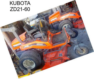 KUBOTA ZD21-60