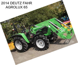 2014 DEUTZ FAHR AGROLUX 65