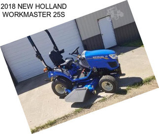 2018 NEW HOLLAND WORKMASTER 25S