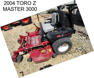 2004 TORO Z MASTER 3000
