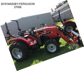 2018 MASSEY-FERGUSON 2705E