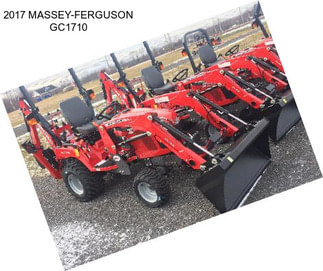 2017 MASSEY-FERGUSON GC1710