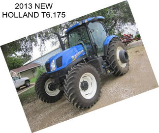 2013 NEW HOLLAND T6.175