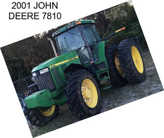 2001 JOHN DEERE 7810