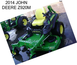 2014 JOHN DEERE Z920M