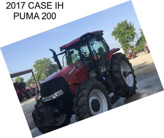 2017 CASE IH PUMA 200