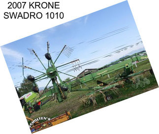 2007 KRONE SWADRO 1010