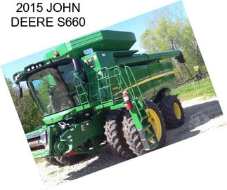 2015 JOHN DEERE S660