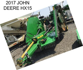 2017 JOHN DEERE HX15