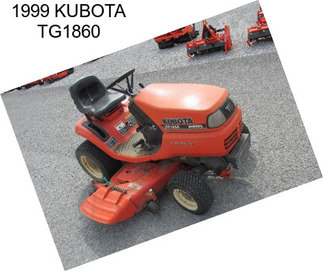 1999 KUBOTA TG1860