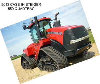 2013 CASE IH STEIGER 550 QUADTRAC