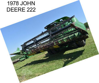 1978 JOHN DEERE 222