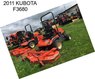 2011 KUBOTA F3680