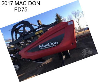 2017 MAC DON FD75