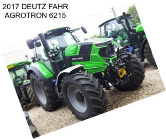 2017 DEUTZ FAHR AGROTRON 6215