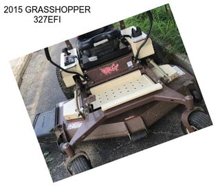 2015 GRASSHOPPER 327EFI