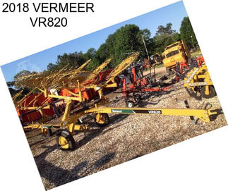 2018 VERMEER VR820