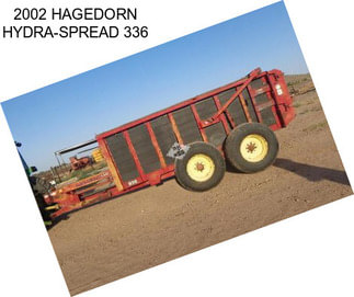 2002 HAGEDORN HYDRA-SPREAD 336